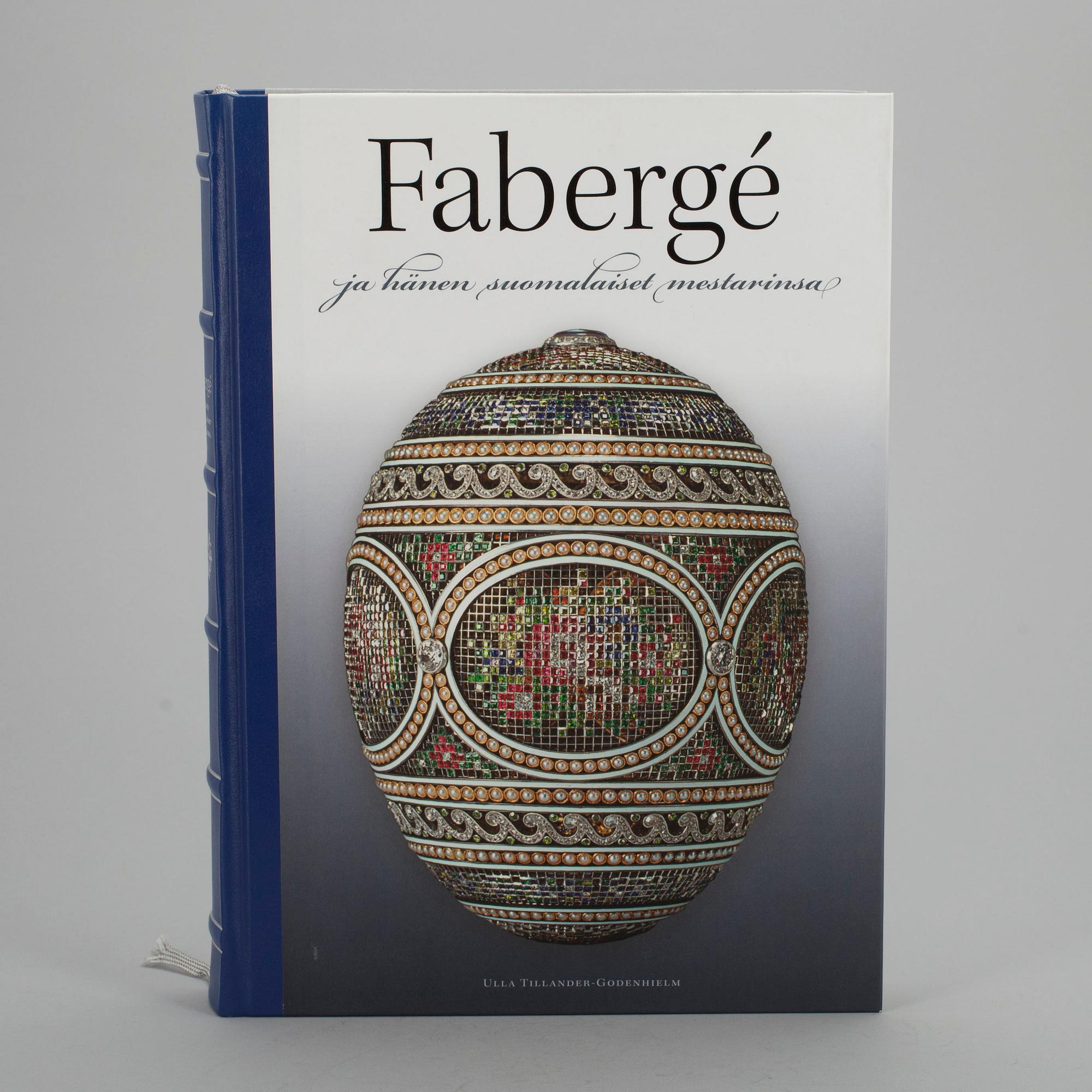 BOK, "Fabergé ja hänen suomalaiset mestarinsa" Ulla Tillander-Godenhielm, Tammi, Helsingfors 2008. Numrerad 1800/1619.