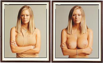 Timothy Greenfield-Sanders, "Jenna Jameson", diptych.