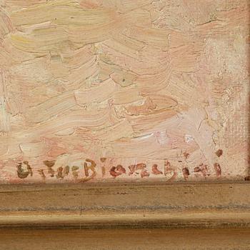 ARTHUR BIANCHINI, Olja på pannå, signerad.