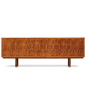 4. SCANDINAVIAN DESIGNER, a rosewood sideboard, probably Denmark 1960's.