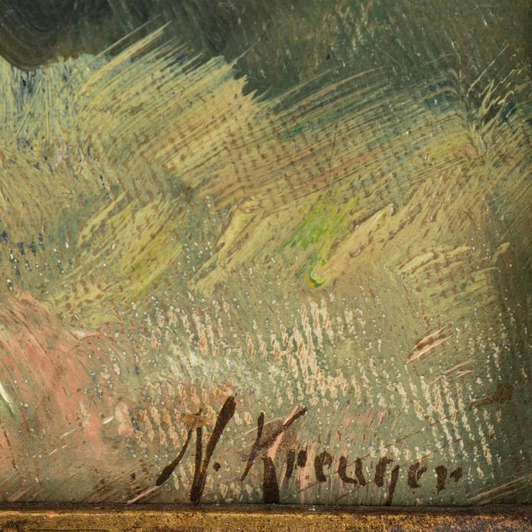 NILS KREUGER, Oil on canvas, signed.