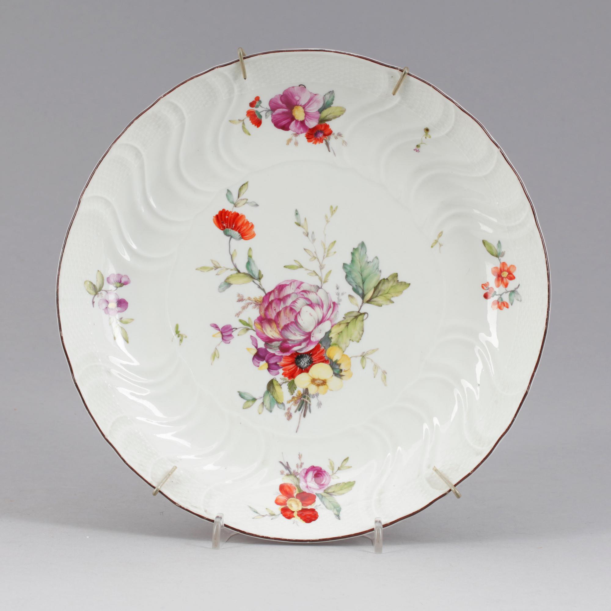 SKÅLFAT, porslin, Berlin 1700-tal.