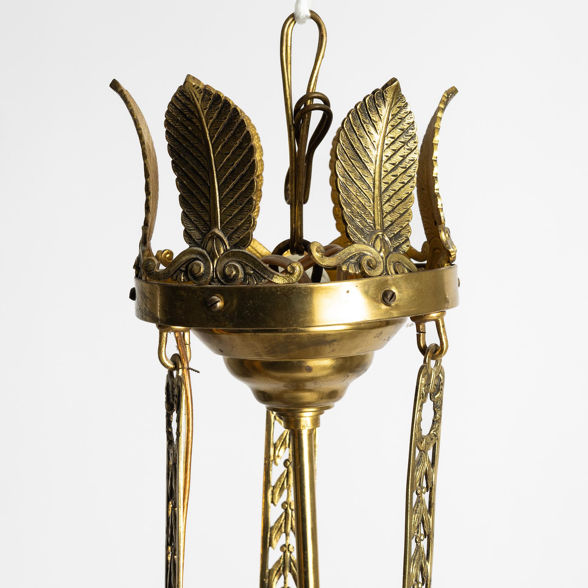Chandelier, first half of the 20th century.