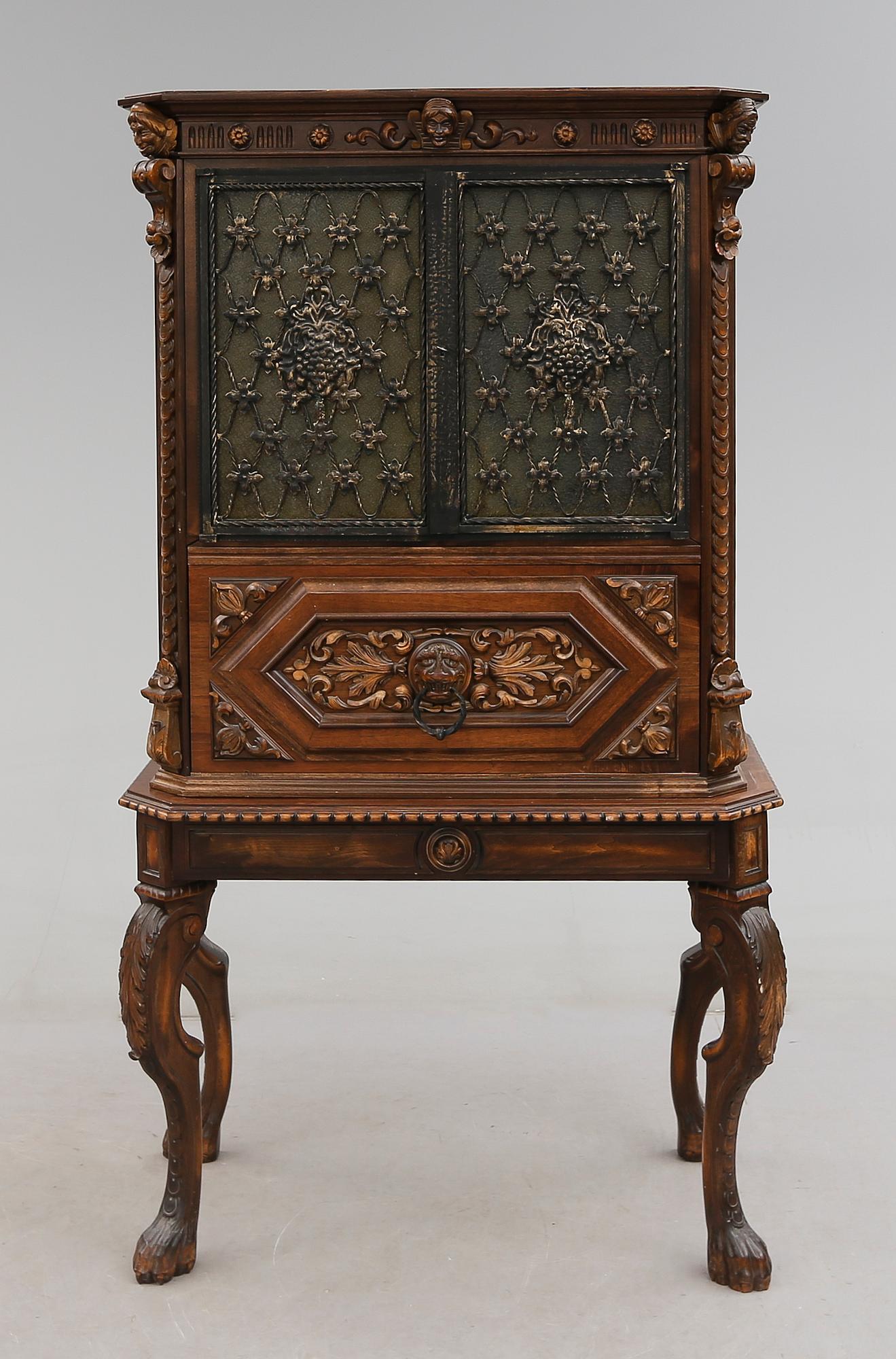 BARSKÅP, barockstil, 1900-talets mitt.