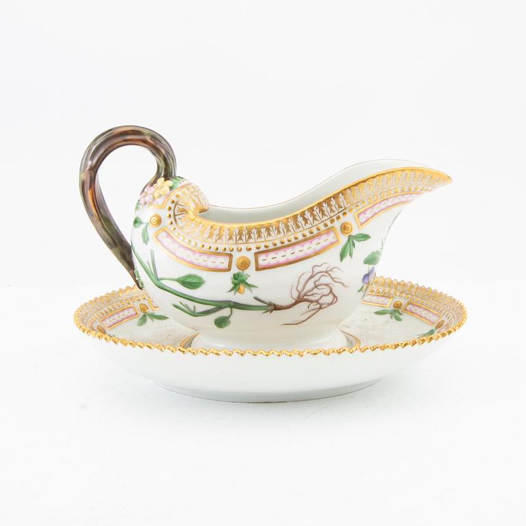 Saucer "Flora Danica" Royal Copenhagen porcelain.