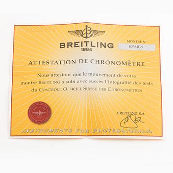 Breitling, Callistino, "mother-of-pearl dial", wristwatch, 29 mm.