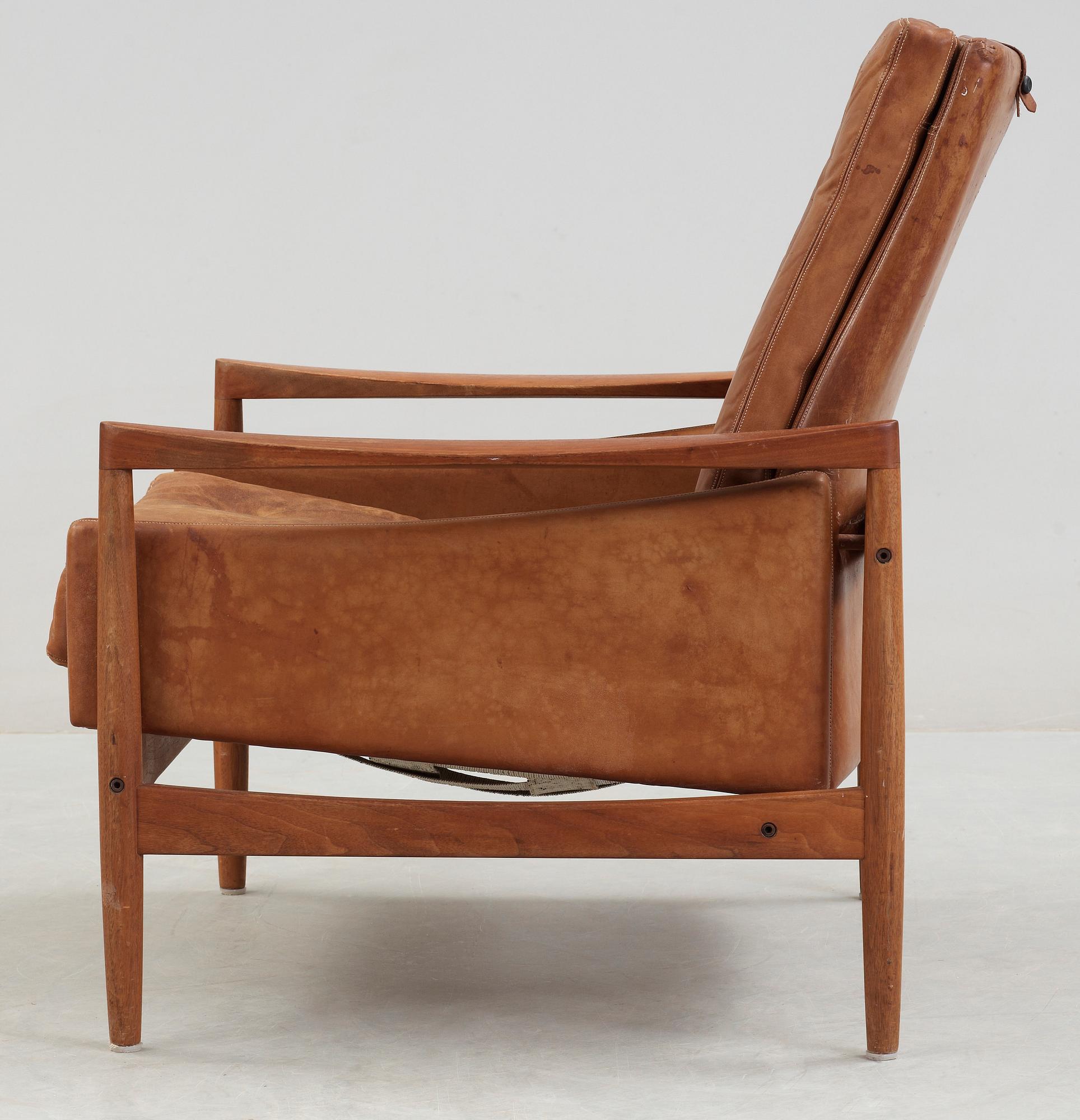 FÅTÖLJ, OPE Möbler, möjligen Ib Kofod Larsen, 1950/60-tal.