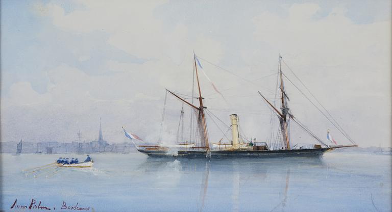 Anna Palm de Rosa, Steamship in Bordeaux.