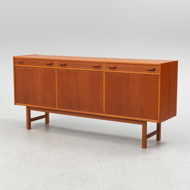 A second half of the 20th century teak veneered sideboard from Ulferts, Tibro.