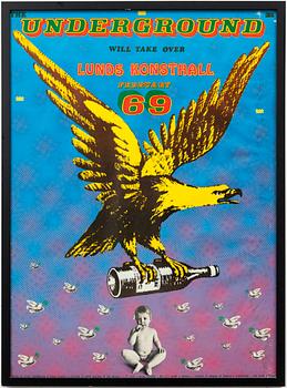 Sture Johannesson, "The Underground will take over," Lunds Konsthall February 69.