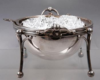 SERVERINGSKAROTT, nysilver, 1900-tal.