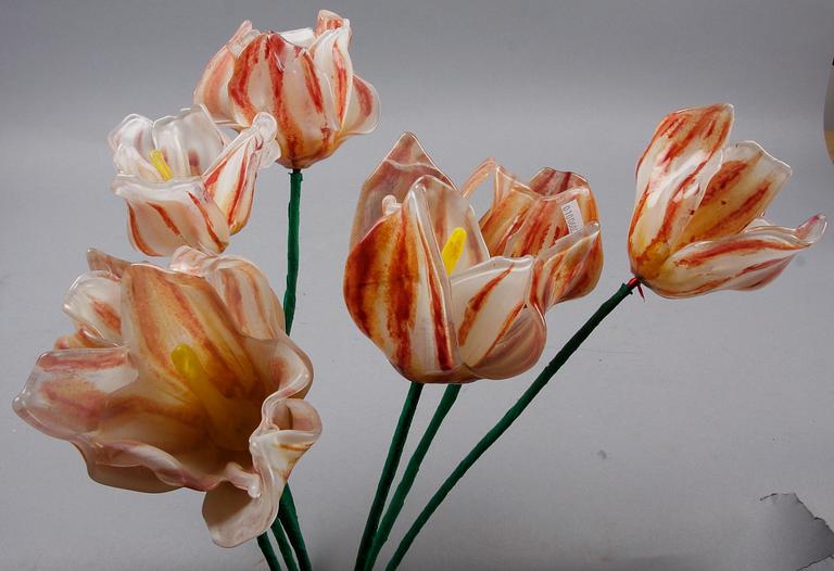 ROLF SVARTSTRÖM, glasskulpturer 7 st, sign och dat 2006.