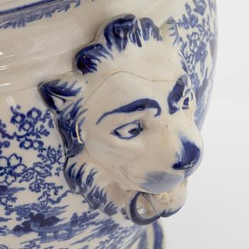 Ytterfoder, flintgods, Gustavsberg, omkring sekelskiftet 1900.