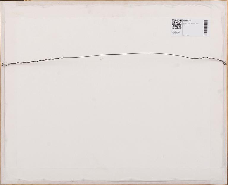 Anders Zorn, a signed etching.