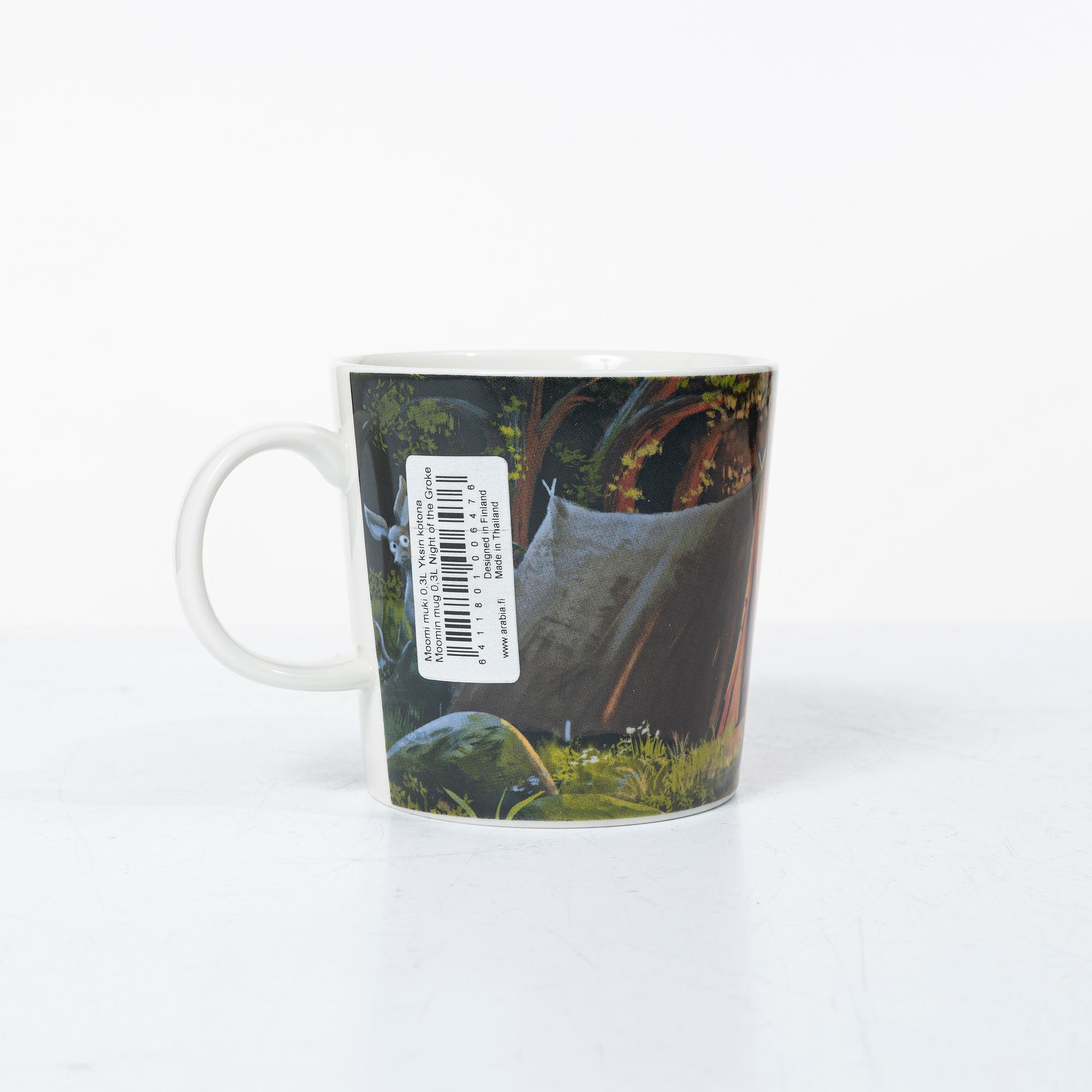 Arabia, 29 Moomin mugs, Finland.