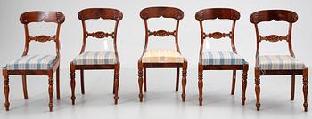 STOLAR, 5 st, Senempire. 1800-talets mitt.