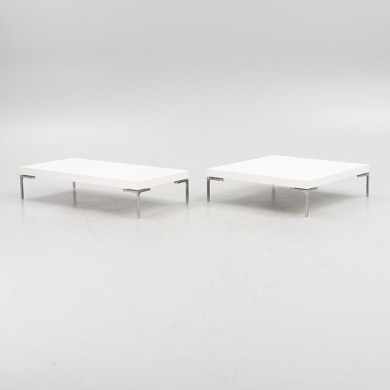 Two 'Charles' coffee tables, B&B Italia.