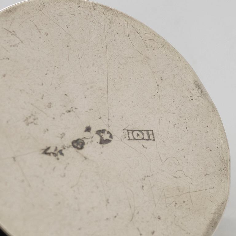 Dosor, 5 st, silver, Sverige 1800-tal.