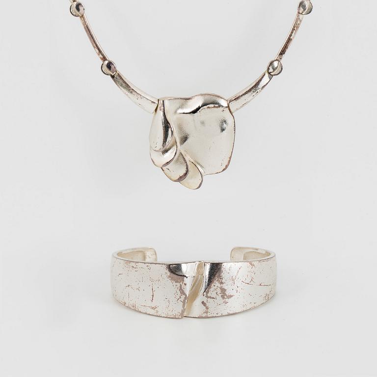 LAPPONIA, bangle and necklace.