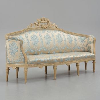 Soffa, Stockholmsarbete, 1700-talets senare del, Gustaviansk.