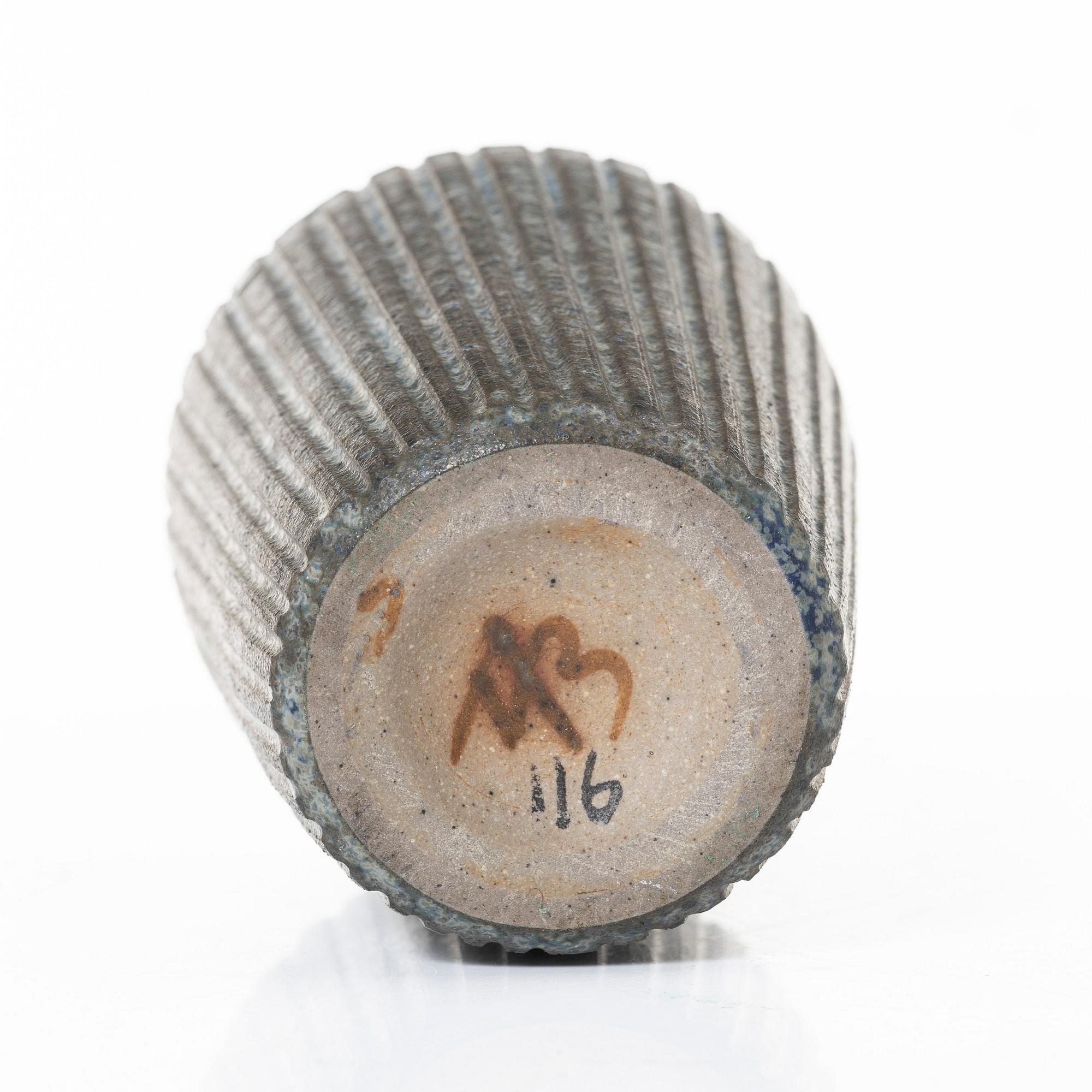 Arne Bang, a stonware vase, Denmark.