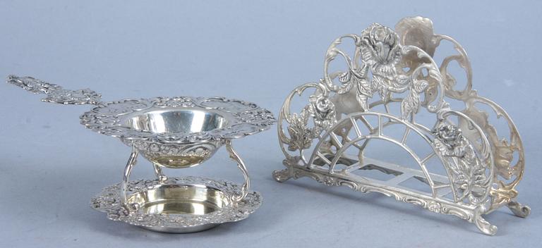PARTI SILVER, 7 delar, 1900-tal. 660 g.
