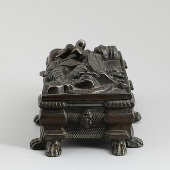 SKRIN, bronserad metall, 1800-talets andra hälft.