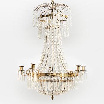 Chandelier, Gustavian style, 20th century.