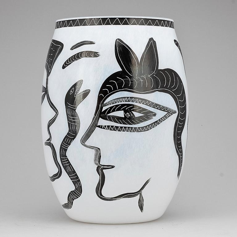 VAS, glas, Ulrica Hydman-Vallien, Kosta Boda.