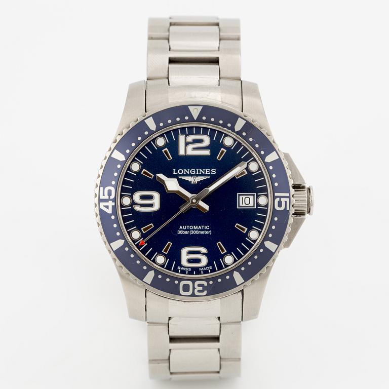 Longines, Hydroconquest, armbandsur, 39 mm.