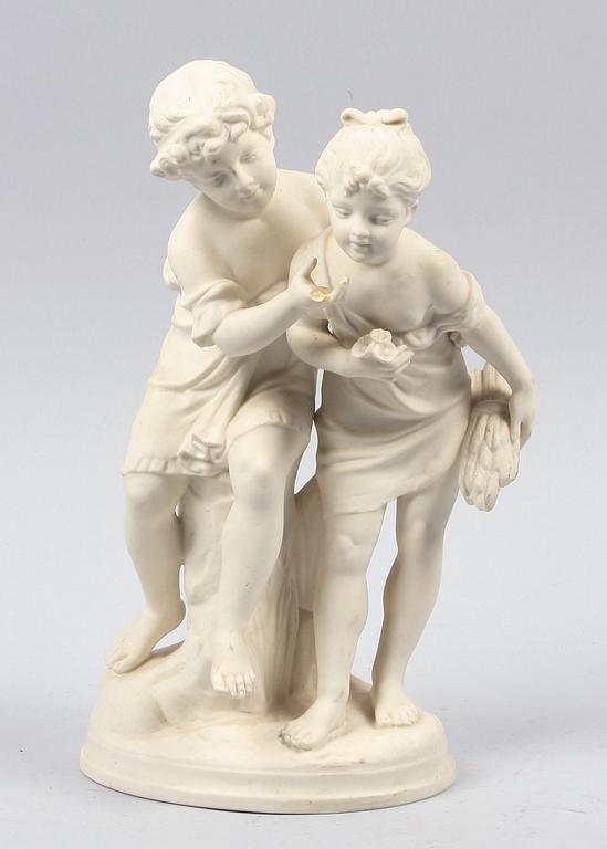 FIGURIN, parian. Gustavsberg.