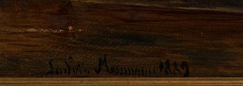MESSMANN, LUDVIG, olja på duk, sign och dat "1889".