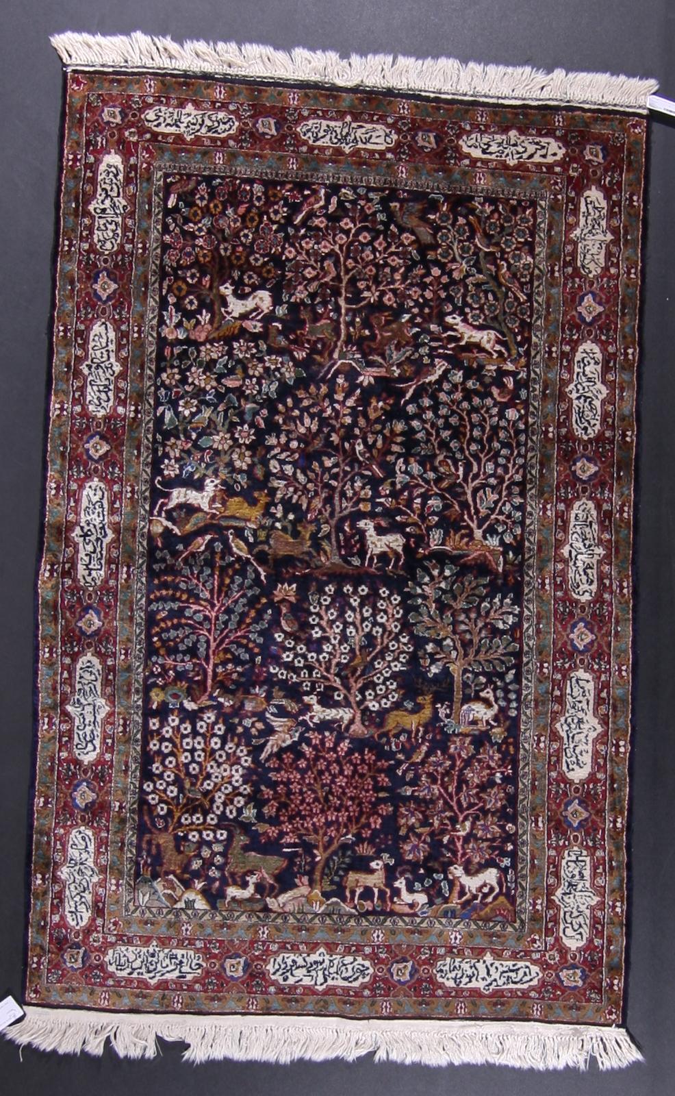 MATTA, silke, sannolikt Kashmir, ca 197 x 123.
