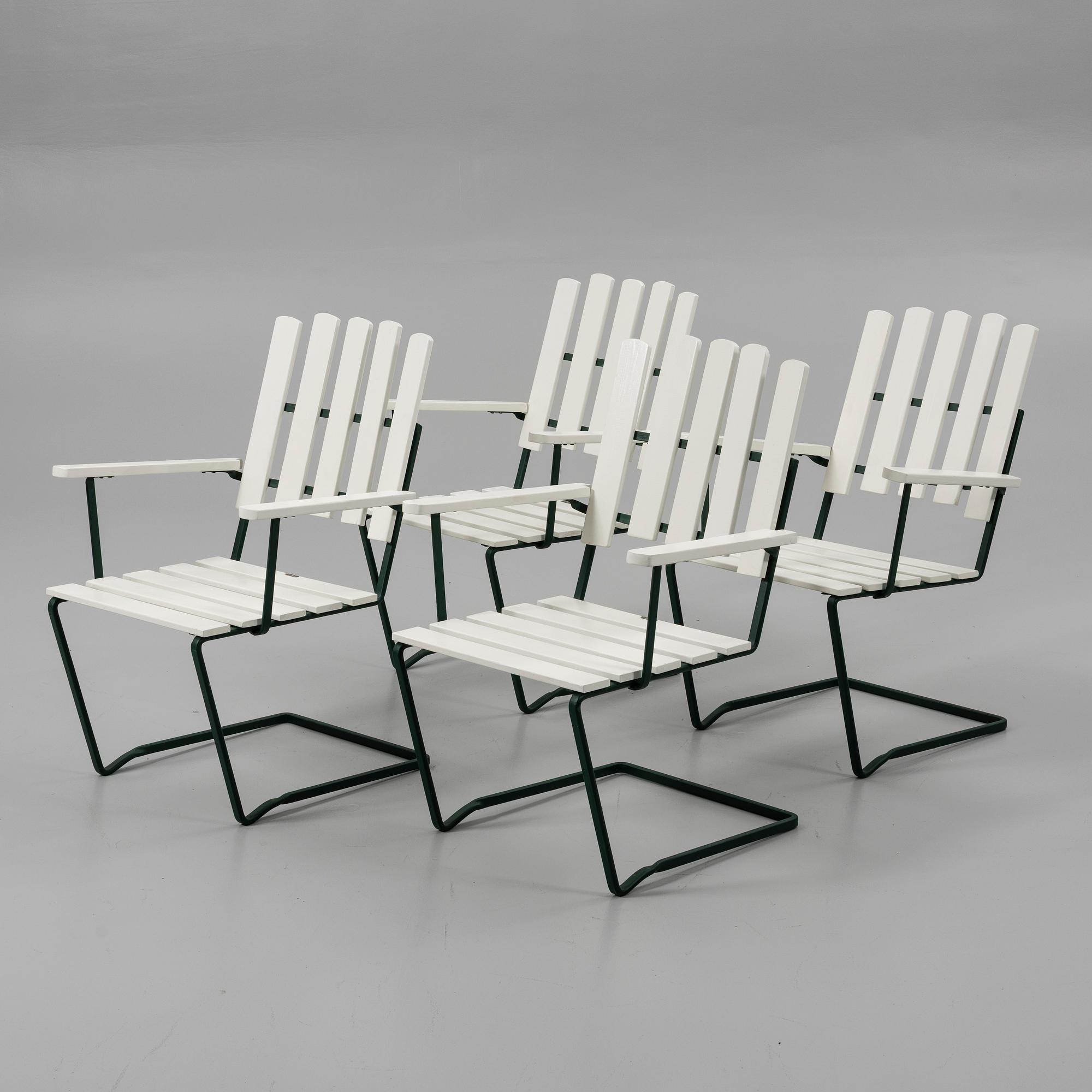 Arthur Lindqvist, dining group, 5 pieces, Grythyttan.
