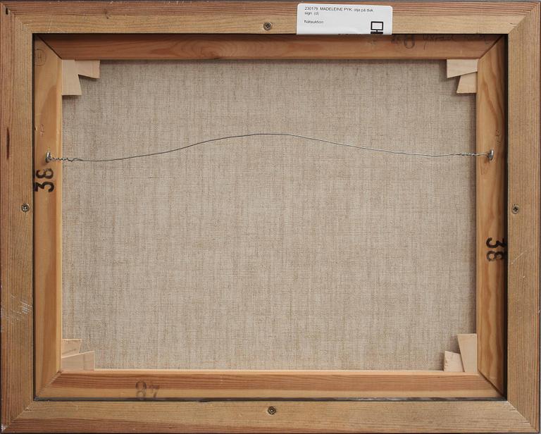 MADELEINE PYK, olja på duk, sign.