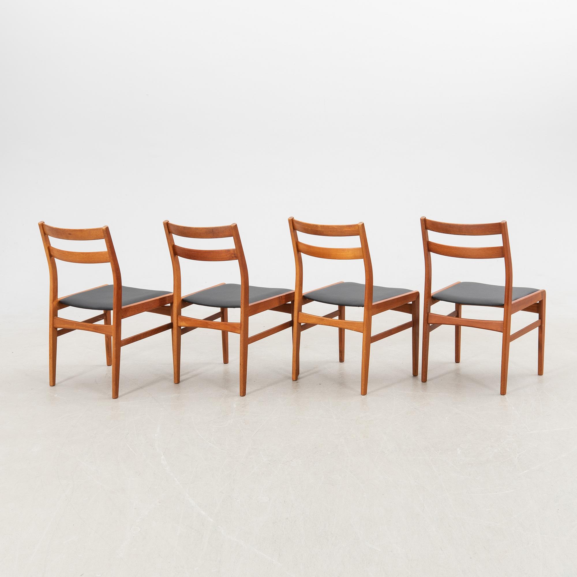 Chairs 4 pcs 1960s/70s.