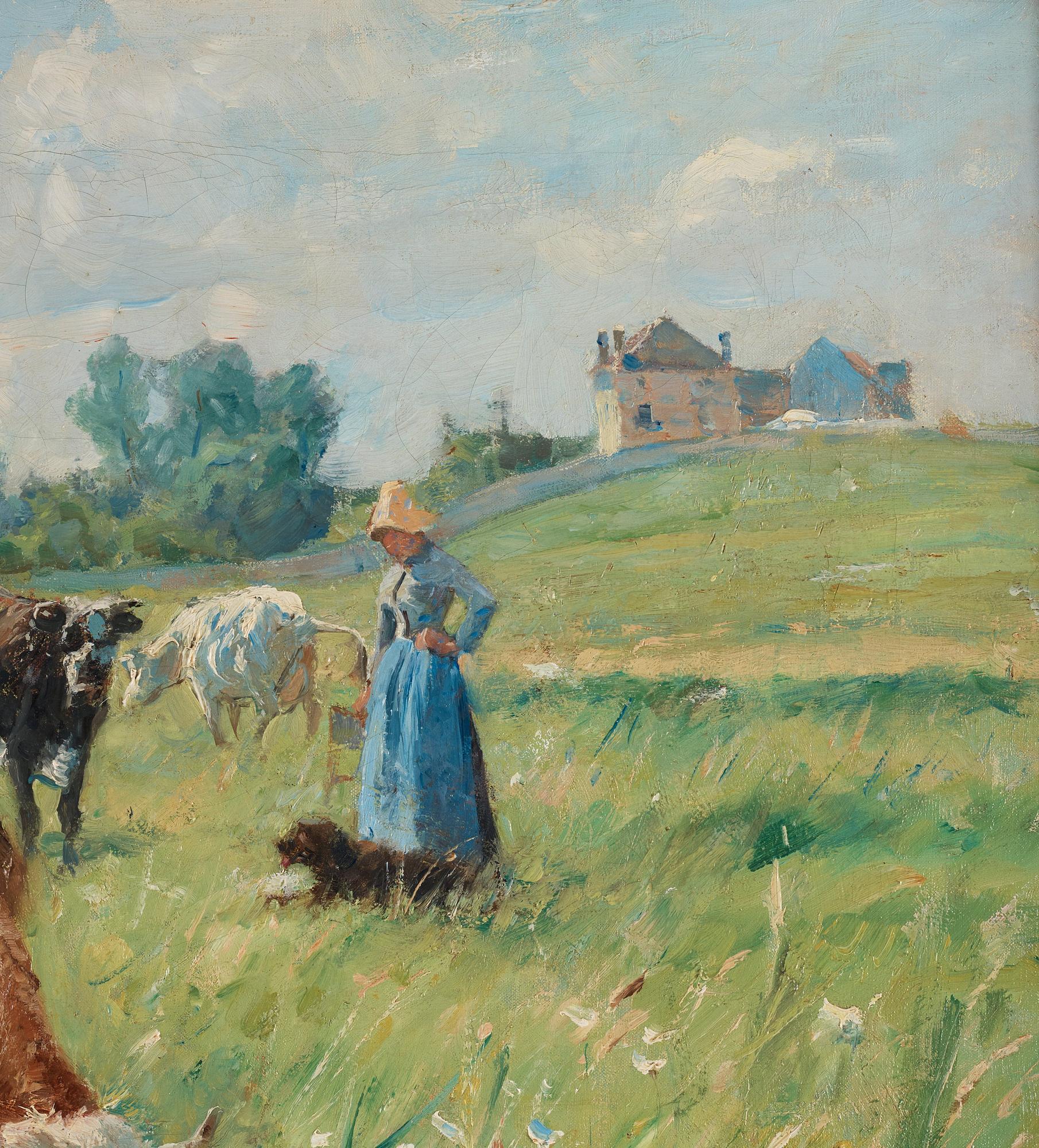 Carl Trägårdh, Grazing cattle.