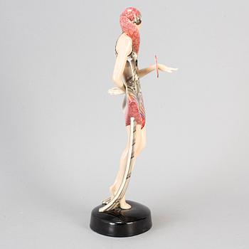 STEFAN DAKON, a "Modern" ceramic figurine, Goldscheider, Vienna.