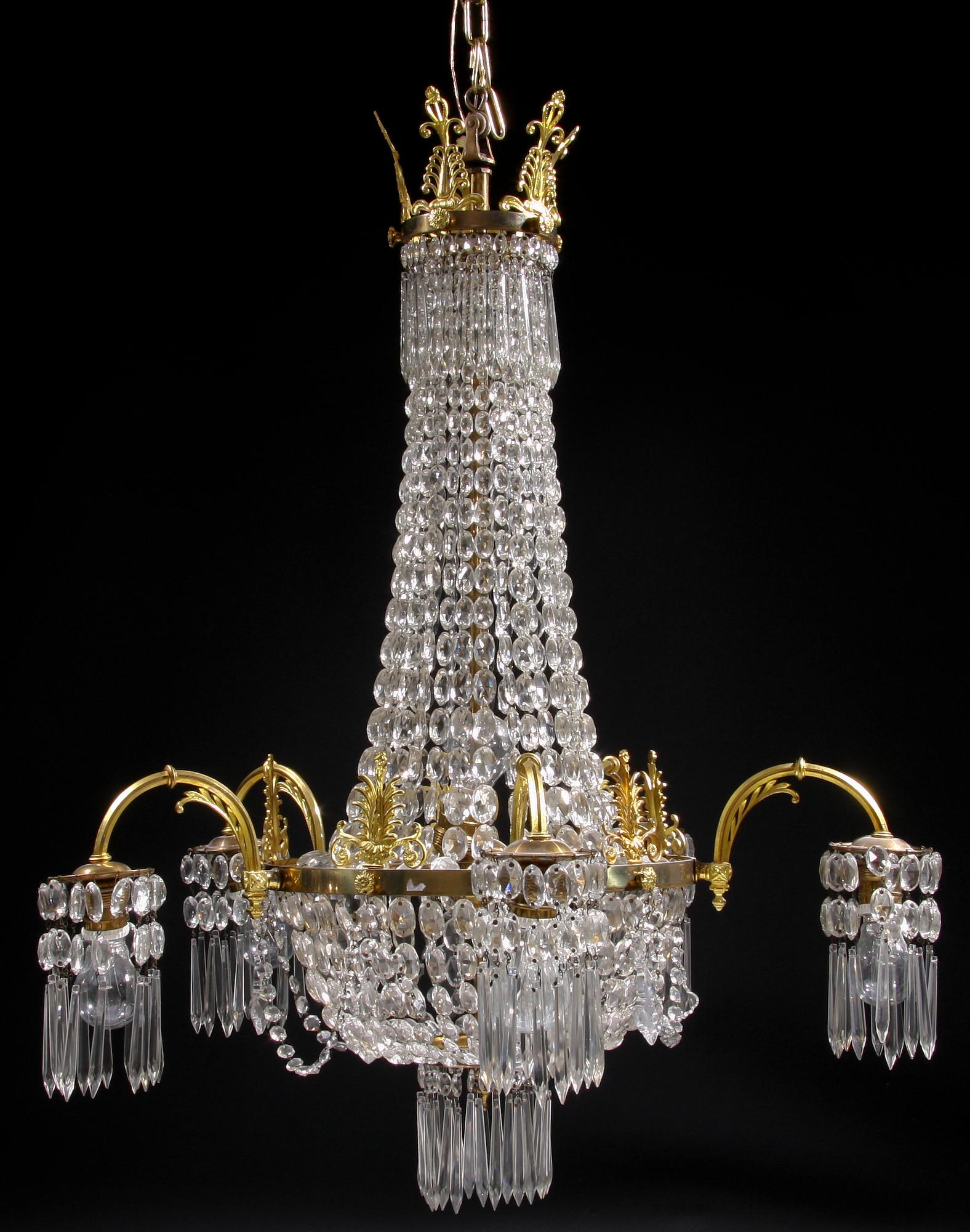 LJUSKRONA, oscariansk, 1800-talets slut. H ca 95.