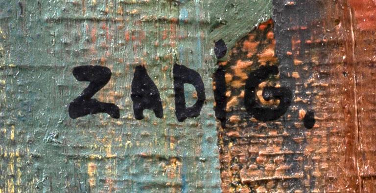 JACQUES ZADIG, oil on canvas signed.