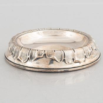 Ashtray, silver, GAB, Stockholm 1955.