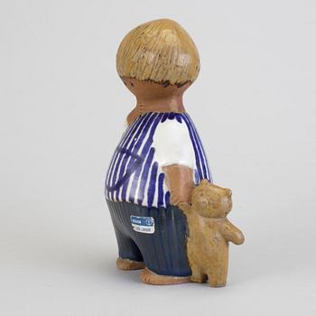 LISA LARSON, Gustavsberg, figurin i stengods, "Malin". I produktion 1962-1980.