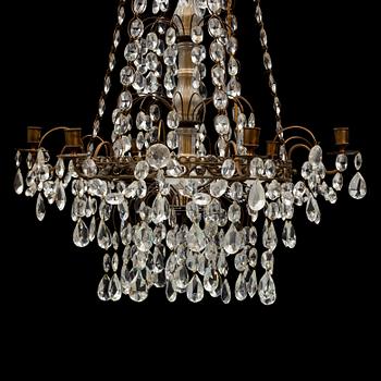 A mid 20th century chandelier.