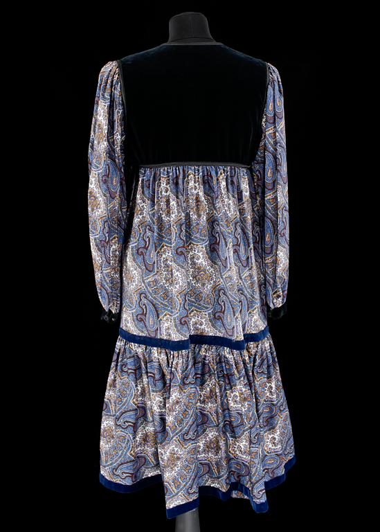 A dress from the russian collection by Yves Saint Laurent.