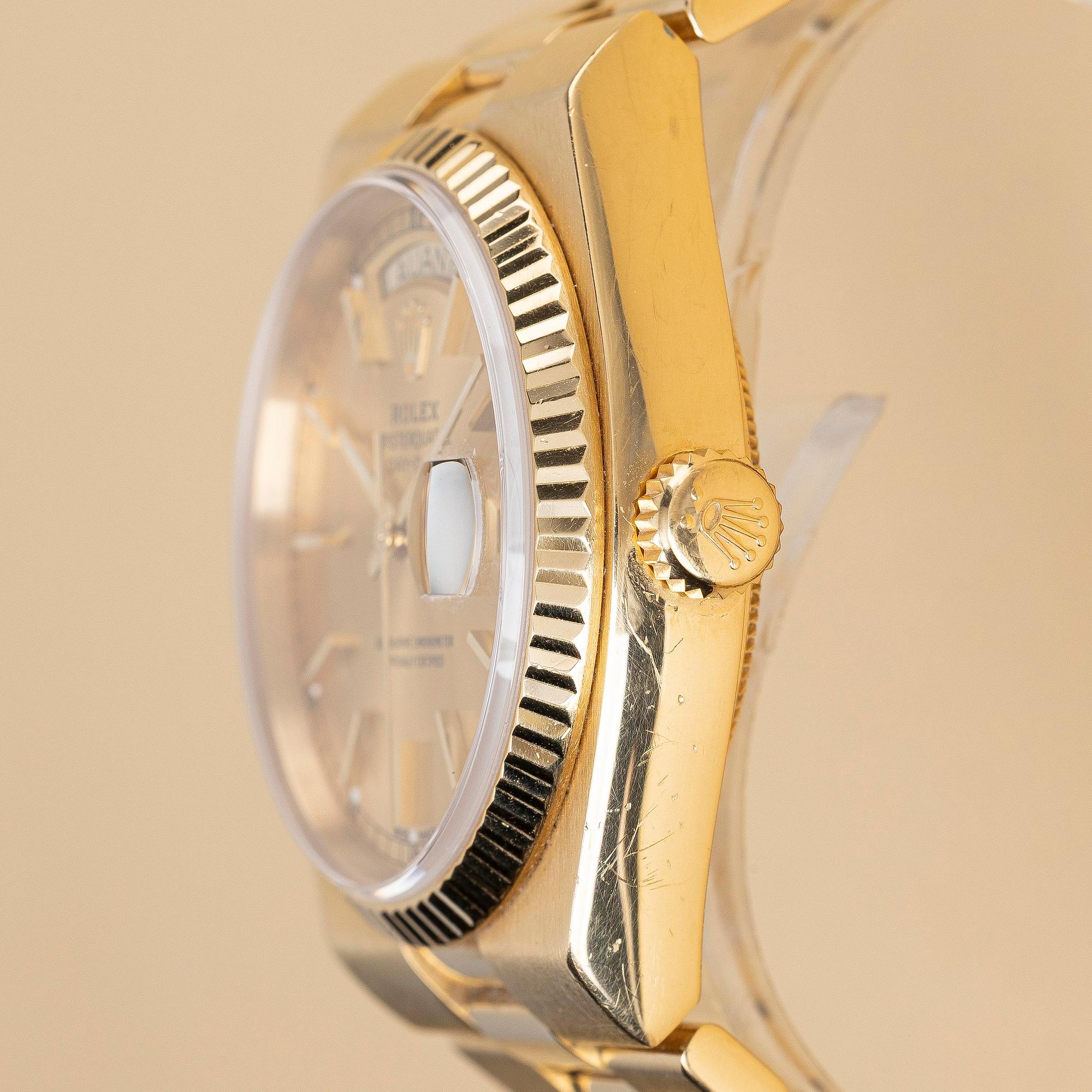 Rolex, Oysterquartz, Day-Date, "Finish Day", ca 1986.
