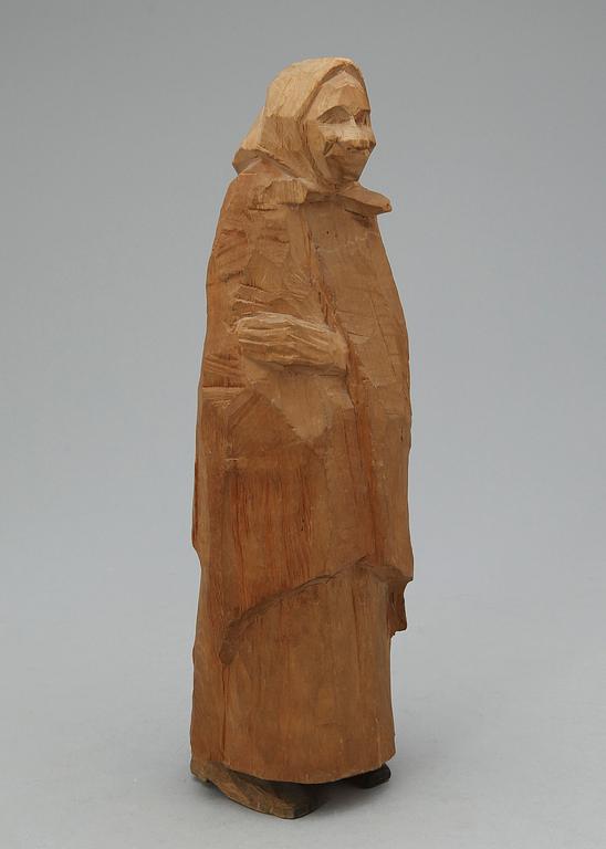 AXEL PETERSSON DÖDERHULTARN, skulptur, gumma, stämpelsignerad.