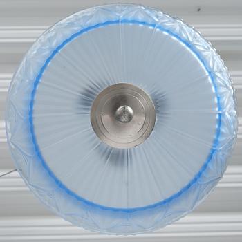 Simon Gate, & Erik Tidstrand, a ceiling lamp model "GD. 5"/"26268", Orrefors & Nordiska Kompaniet, 1920s.