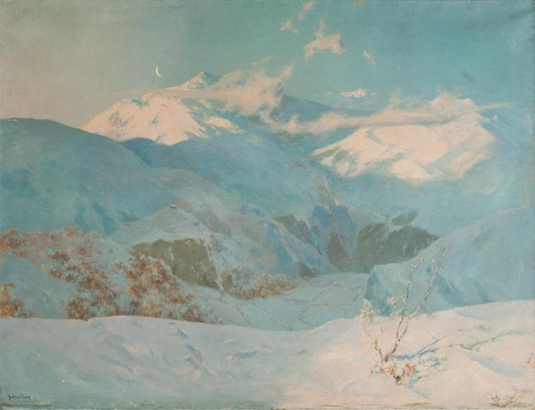 Julius Olsson, oil on canvas, signed.