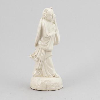 FIGURIN, blanc de chine, Qingdynastin, 1800-tal.