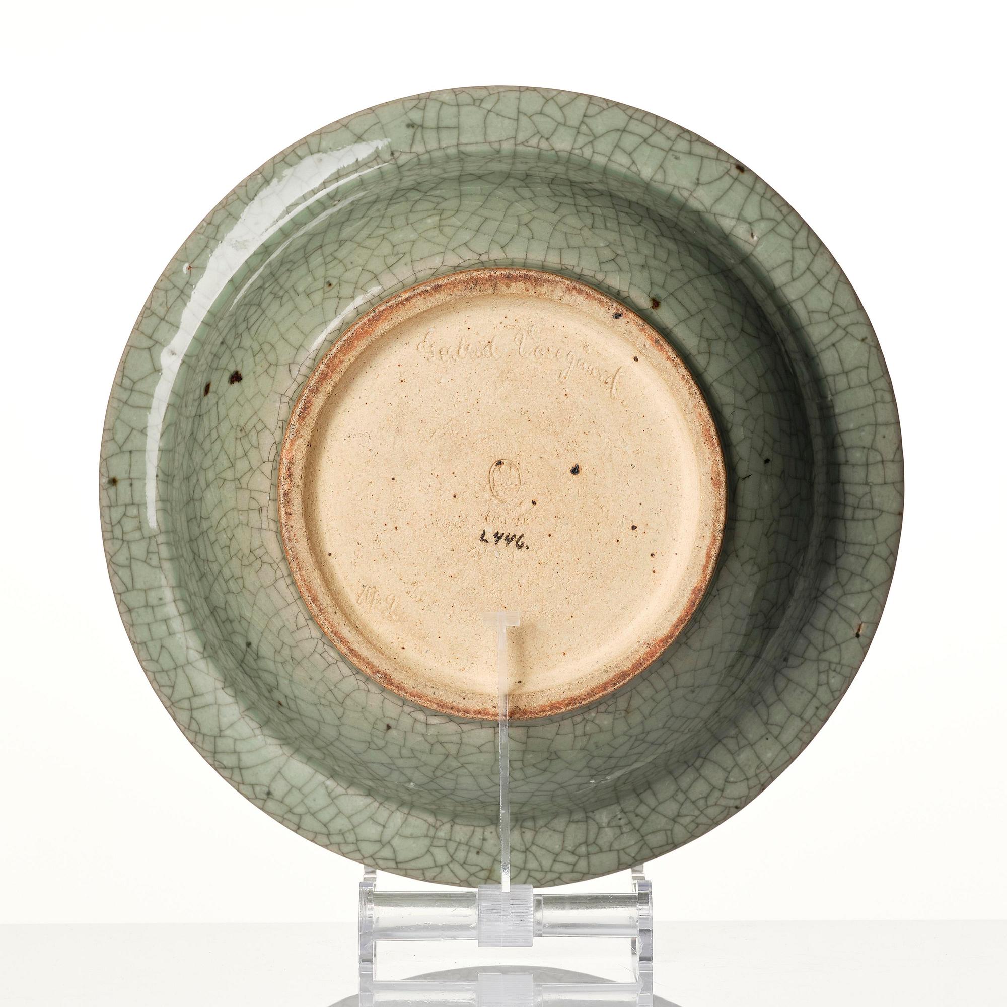 Gertrud Vasegaard, a stoneware bowl, Bing & Grøndahl, Denmark.